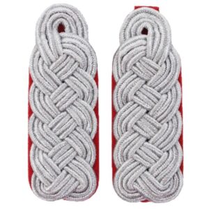 Luftwaffe Senior Flak Division Officer Epaulettes (Red Piped)