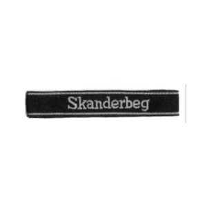 Skanderbeg Officer Cuff Title for Military Collectors and Reenactors