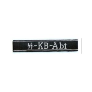 SS-KBT-Abt Officers Cuff Title for Military Collectors and Reenactors