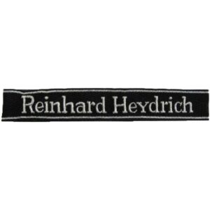Reinhard Heydrich Officer Cuff Title for Military Collectors and Reenactors