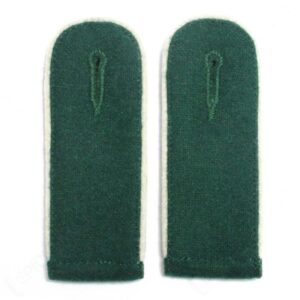Bottle Green White Piped EM Shoulder Boards – Infantry
