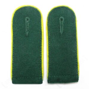 Bottle Green Lemon Yellow Piped EM Shoulder Boards – Signals