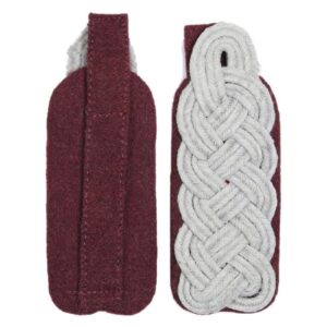 German Senior Officer Shoulder Boards – Crimson Piped