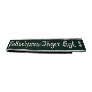 Fallschirm-Jager Regt 3 – Officers Cuff Title