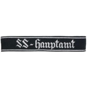 SS-Hauptamt Officers Cuff Title for Military Collectors and Reenactors