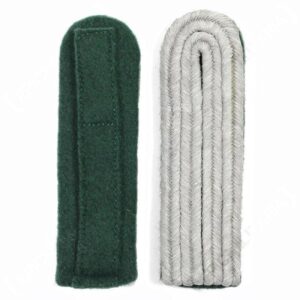 German Officer Shoulder Boards – Light Green Piped