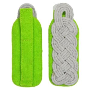 German Senior Officer Shoulder Boards – Meadow Green Piped