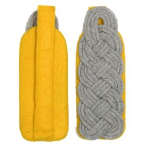 German Senior Officer Shoulder Boards – Gold Yellow Piped