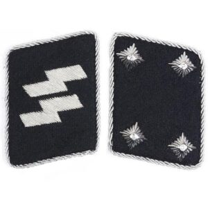 Waffen-SS Sturmbannfuhrer Collar Tabs
