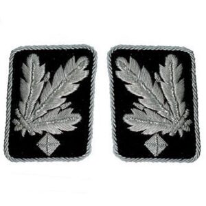 Waffen-SS Gruppenführer Collar Tabs – Authentic WWII Reproduction Insignia for Collectors and Reenactment