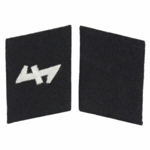 Wolfs Hook (Vertical) Landstorm Nederland Collar Tabs – Historical Insignia
