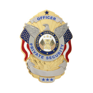 Private Security Metal Badges Professional & Custom