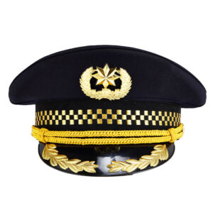 Security Peaked Cap Pilot Style Uniform Hat