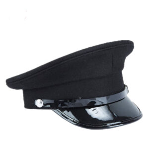 Officer Peaked Cap Premium Wool Military Style Cap