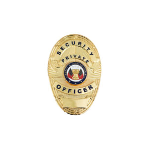 Security Officer Metal Badges Durable & Customizable
