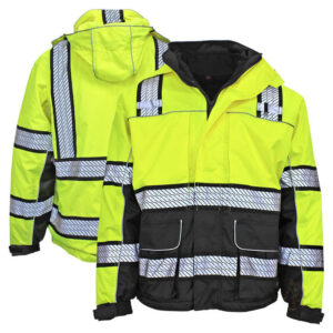 Hi-Vis Thermal 3-in-1 Ripstop Utility Parka Jacket