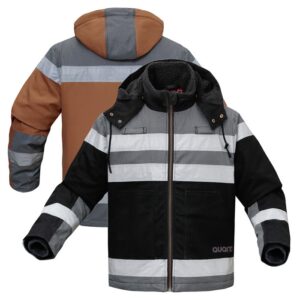 GSS Safety Enhanced Visibility Canvas Sherpa-Lined Jacket