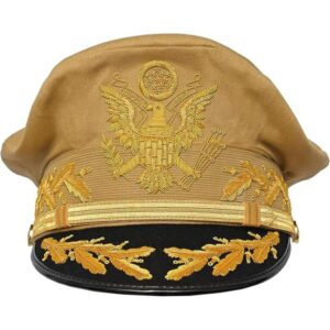 US Army Peaked Cap – General Douglas MacArthur Military Khaki Hat