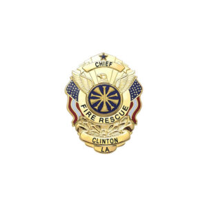 Chief Metal Badge Custom Security Police & Firefighter Style Collectible