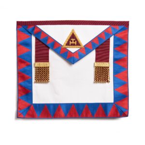 Principal Apron Masonic Regalia with Embroidered Detailing
