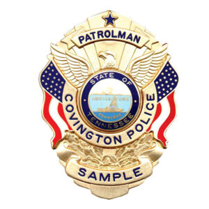 Covington Police Metal Badge Authentic Security & Law Enforcement Shield