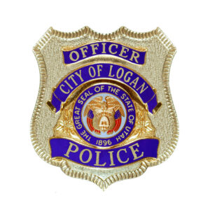 Logan City Police Security Metal Badge Custom Law Enforcement Shield
