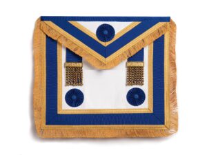 Craft Provincial Rosettes Apron Masonic Regalia with Embroidered Detailing