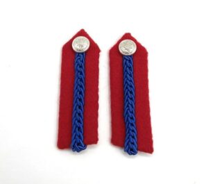 Deputy Lieutenant No. 1 Dress Female Short Red & Blue Gorgets