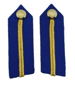 Gorget Gold Russia Braid on Royal Blue with Clip