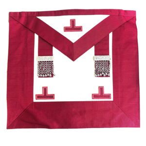Grand Steward Apron Masonic Regalia with Embroidered Rosettes